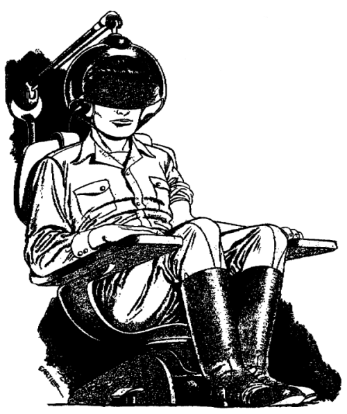 Edd Cartier's Covers Art Edd Cartier, Police Operation by H. Beam Piper, Astounding SF 48-07, p.22.