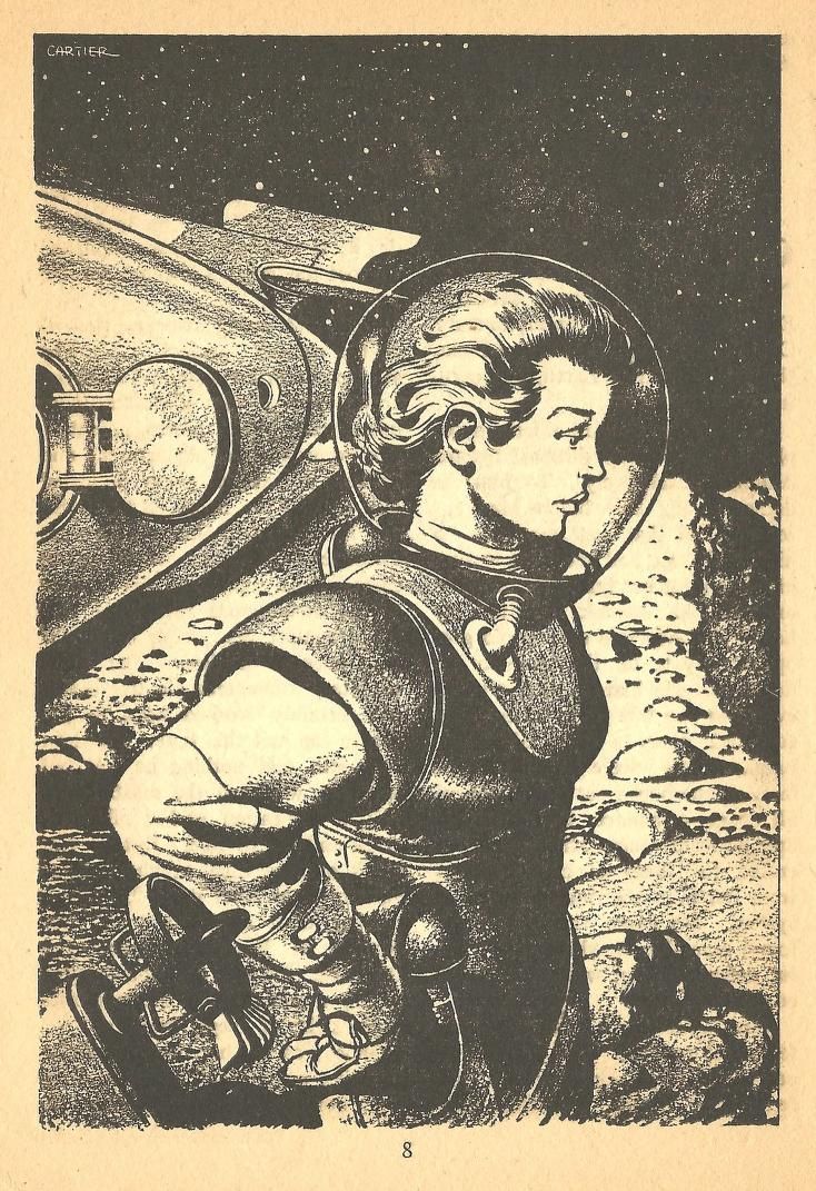 Edd Cartier's Covers Art Edd Cartier, The Sun-Smiths by Richard S. Shaver, Other Worlds 52-07, p.8.