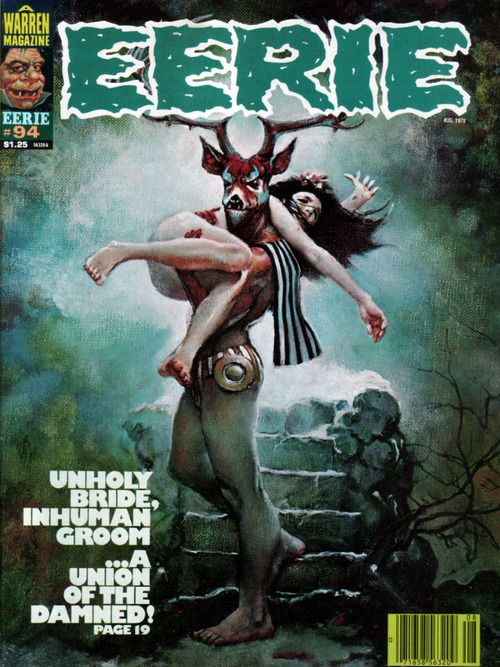 Don Maitz's visual Art Eerie - Issue 94 (August 1978)  - Cover: Don Maitz