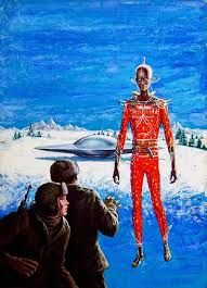 Ed Emshwiller's visual Art Emsh, Fantastic Universe 60-03, final issue.