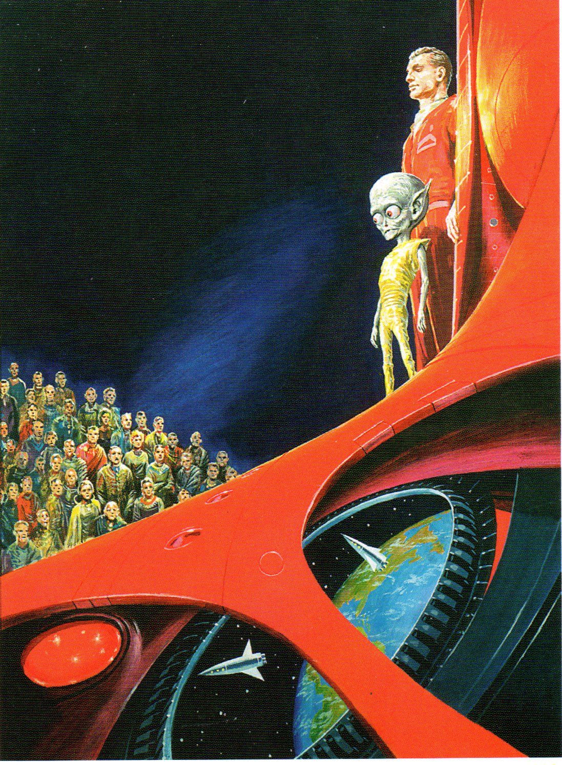 Ed Emshwiller's visual Art Emsh, Regan's Planet by Robert Silverberg, Pyramid Books, 1964.