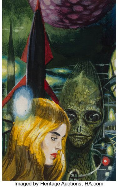 Ed Emshwiller's visual Art Emsh, The Best from Fantasy and Science Fiction, 3rd Series, 1960.