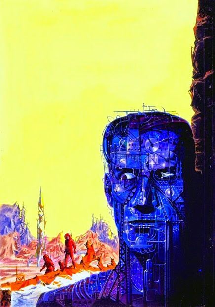 Ed Emshwiller's visual Art Emsh, The End of Winter by William Scarff (Algis Budrys), Venture 58-01.
