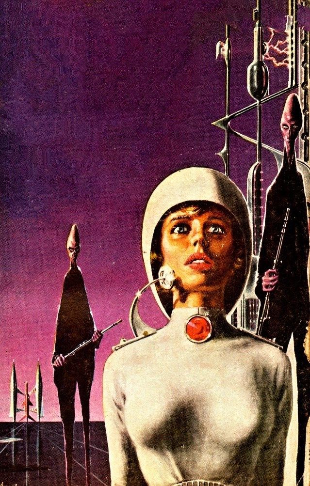 Ed Emshwiller's visual Art Emsh, The High Ones by Poul Anderson, Infinity SF 58-06.