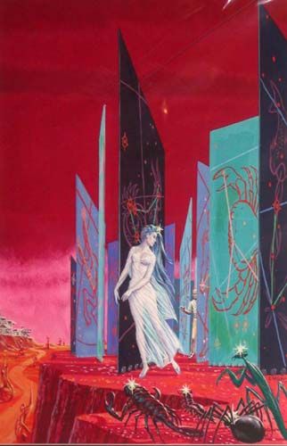 Ed Emshwiller's visual Art Emsh, The Screen Game by J.G. Ballard, Fantastic 63-10.