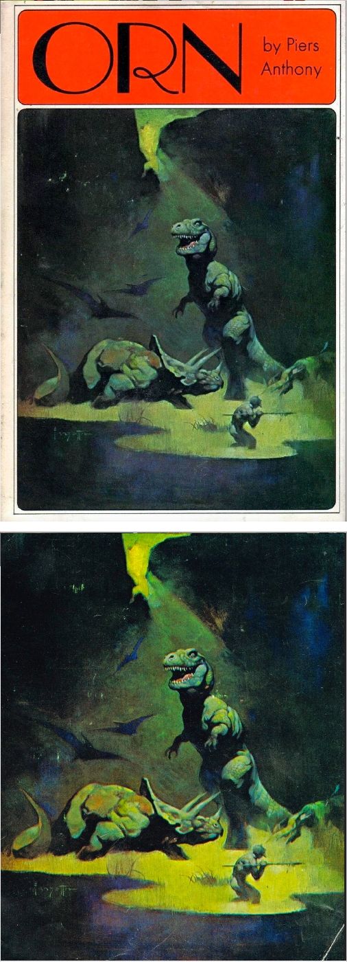 FRANK FRAZETTA - Orn by Piers Anthony - 1971 Nelson Doubleday / SFBC