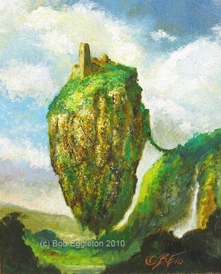 Bob Eggleton's visual Art Floating Fortress by Bob Eggleton.