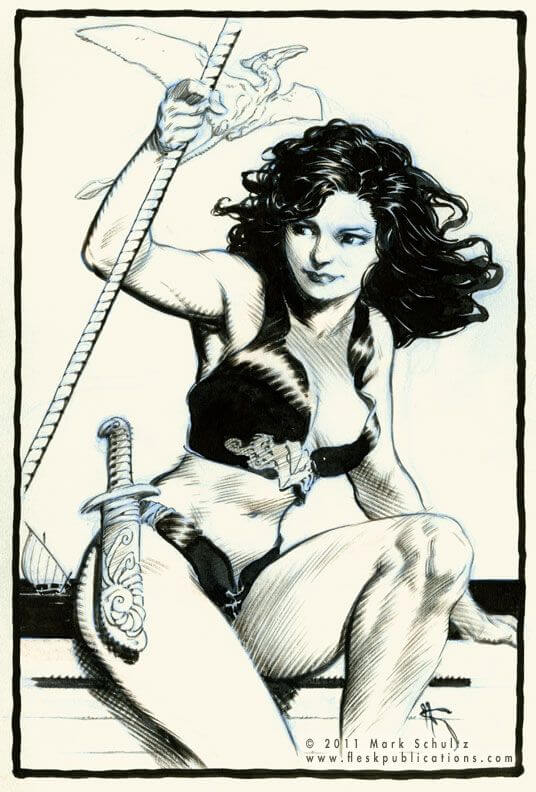 Mark Schultz's visual Art Hannah Dundee by Mark Schultz from his fifth volume of 