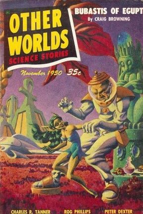 Hannes Bok's Covers Art Hannes Bok, Other Worlds 50-11.