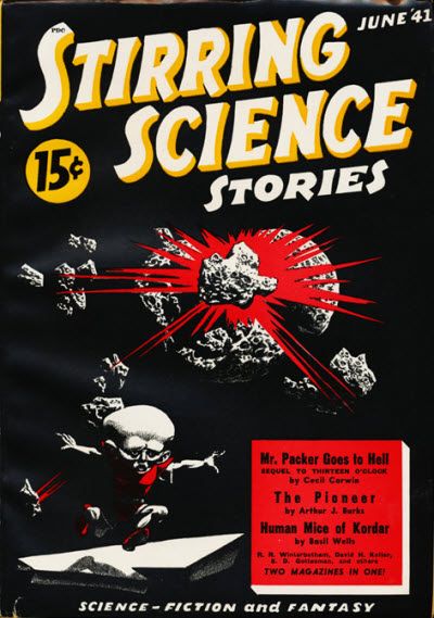 Hannes Bok's Covers Art Hannes Bok, Stirring Science Stories 41-06.