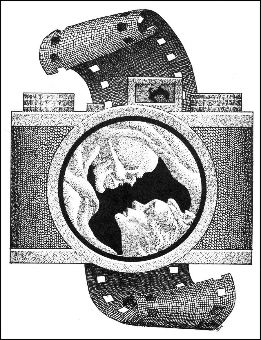 Hannes Bok's Covers Art Hannes Bok, The Death on Film, 1939.