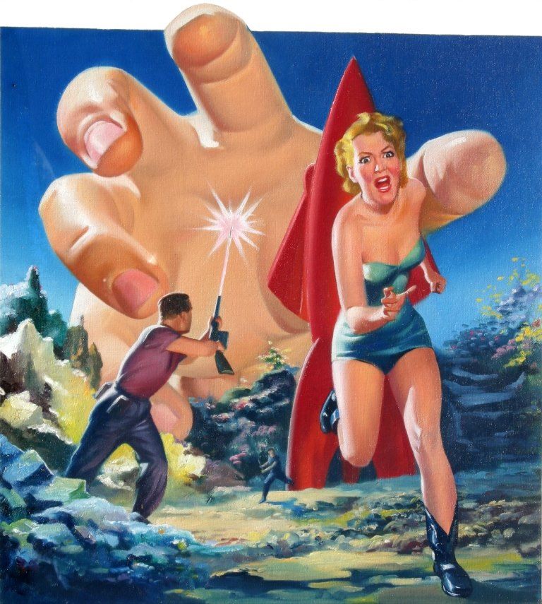 Harold W. McCauley's visual Art Harold McCauley, Imagination 54-07.