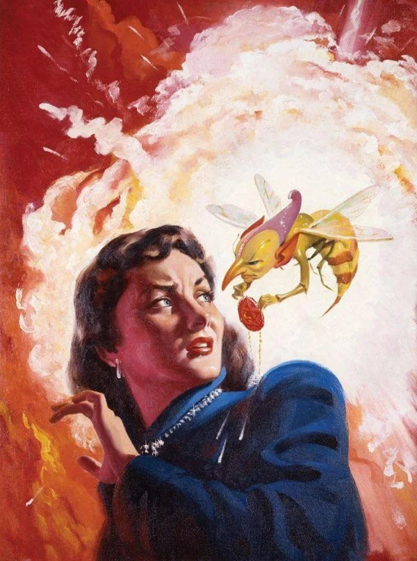 Harold W. McCauley's visual Art Harold McCauley, Other Worlds 51-06/07, cover art.