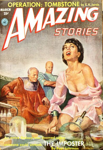 Ed Valigursky Amazing Stories Covers Art Harris Levey, Amazing Stories 53-03.