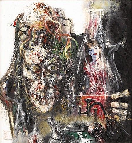 Richard M. Powers's visual Art Hi-res image. Richard Powers, Zacherly's Midnight Snacks, 1960.