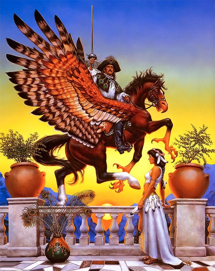 Don Maitz's visual Art Hipogrifo, de Don Maitz