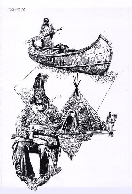 Sergio Toppi's visual Art Il West di Sergio Toppi - Museo Nazionale del Fumetto e dell'Immagine