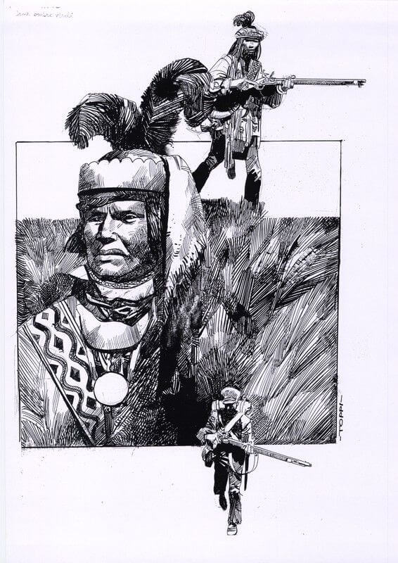 Sergio Toppi's visual Art Il West di Sergio Toppi - Museo Nazionale del Fumetto e dell'Immagine