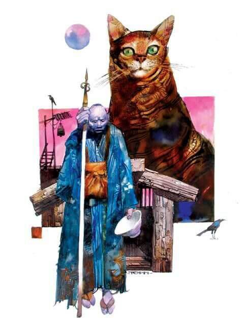 Sergio Toppi's visual Art Il ritorno del Samurai, Sergio Toppi