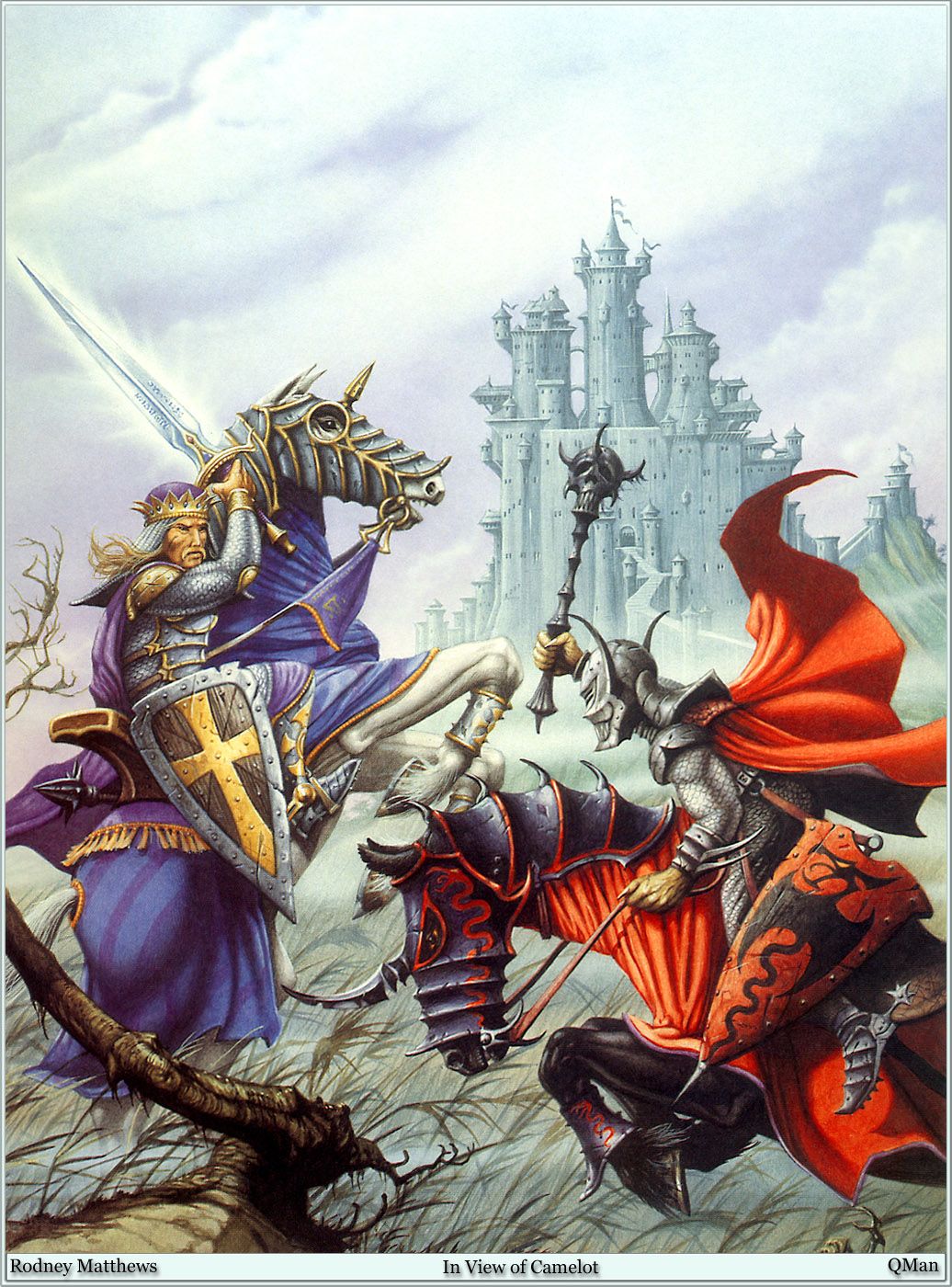 In View of Camelot by Rodney Matthews