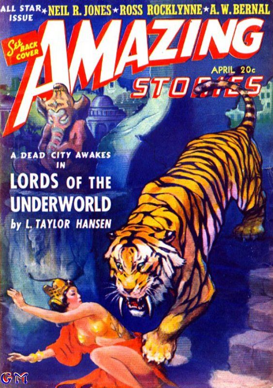 Ed Valigursky Amazing Stories Covers Art J. Allen St. John, Amazing 41-04.