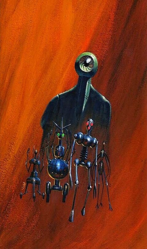 Jack Gaughan, The Robots Are Here by Terry Carr, If 67-05.