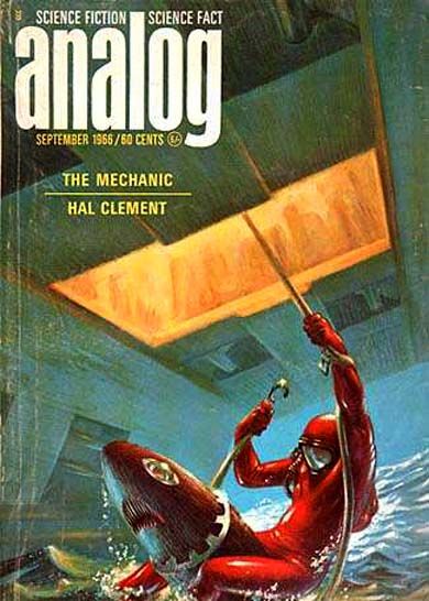 Kelly Freas's Covers Art Kelly Freas, Analog 66-09, The Mechanic by Hal Clement.