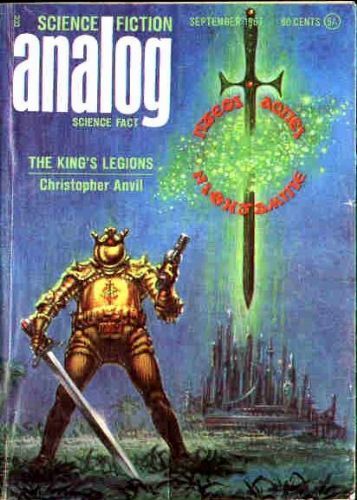 Kelly Freas's Covers Art Kelly Freas, Analog 67-09, The King's Legions by Christopher Anvil.