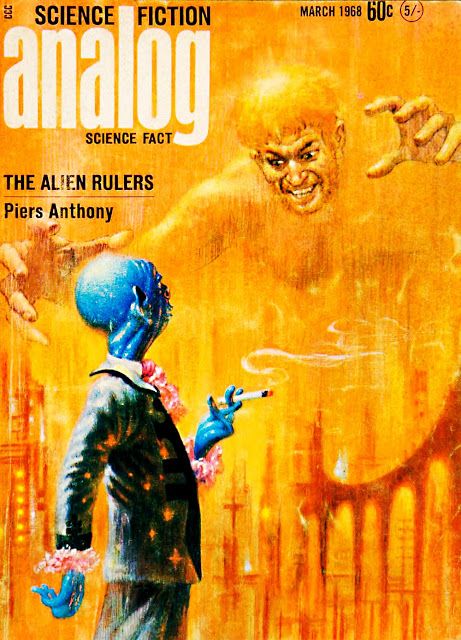 Kelly Freas's Covers Art Kelly Freas, Analog 68-03, Alien Rulers by Piers Anthony.