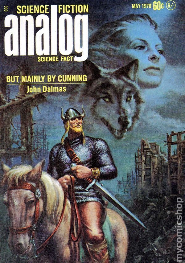 Kelly Freas's Covers Art Kelly Freas, Analog 70-05, Mainly by Cunning by John Dalmas.