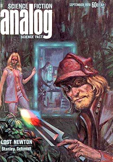 Kelly Freas's Covers Art Kelly Freas, Analog 70-09, Lost Newton by Stanley Schmidt.
