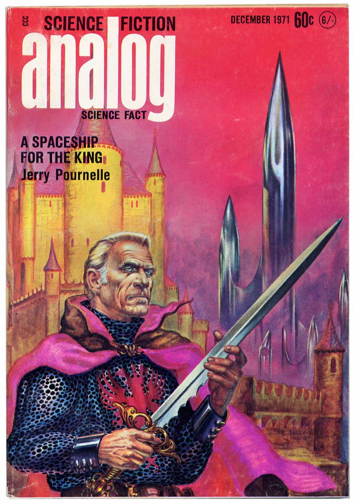 Kelly Freas's Covers Art Kelly Freas, Analog 71-12, A Spaceship for the King by Jerry Pournelle.