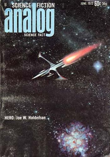 Kelly Freas's Covers Art Kelly Freas, Analog 72-06, Hero by Joe W. Haldeman.