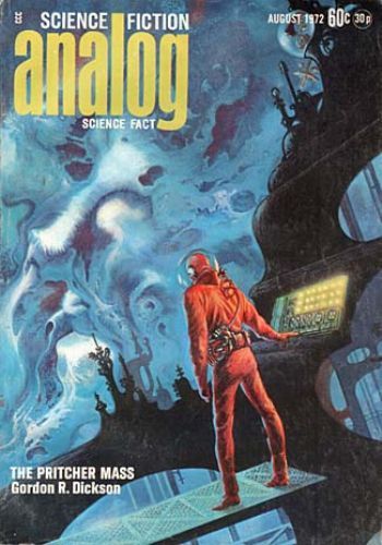 Kelly Freas's Covers Art Kelly Freas, Analog 72-08, The Pritcher Mass by Gordon R. Dickson.