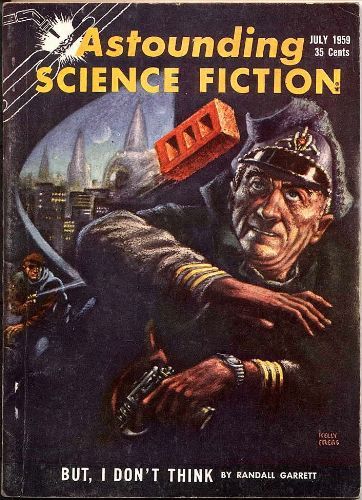 Kelly Freas's Covers Art Kelly Freas, Astounding SF 59-07, But, I Don't Think by  Randall Garrett.