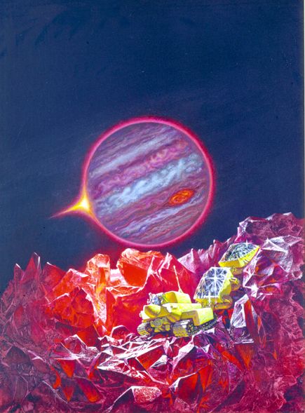 Kelly Freas's visual Art Kelly Freas, Jewel Field, Amazing Stories 93-03.