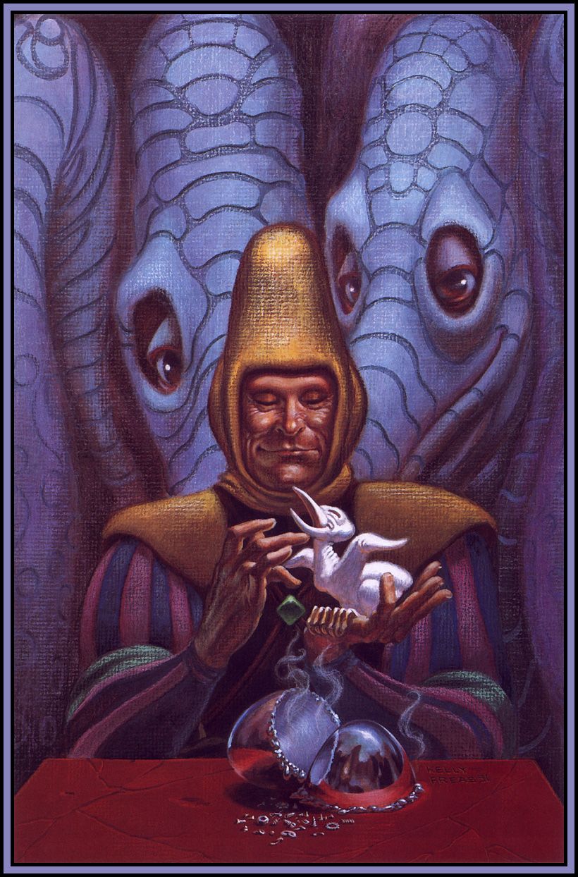 Kelly Freas's visual Art Kelly Freas, Legends of Arzach, The White Pteron 1993, Kitchen Sink Press.