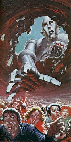 Kelly Freas's visual Art Kelly Freas, Poster for Queen's 