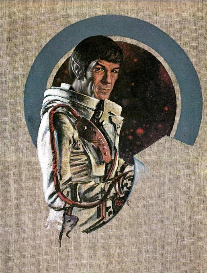 Kelly Freas's visual Art Kelly Freas, Spock.