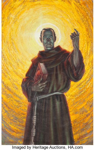 Kelly Freas's visual Art Kelly Freas, St. Anthony of Padua, 1964.