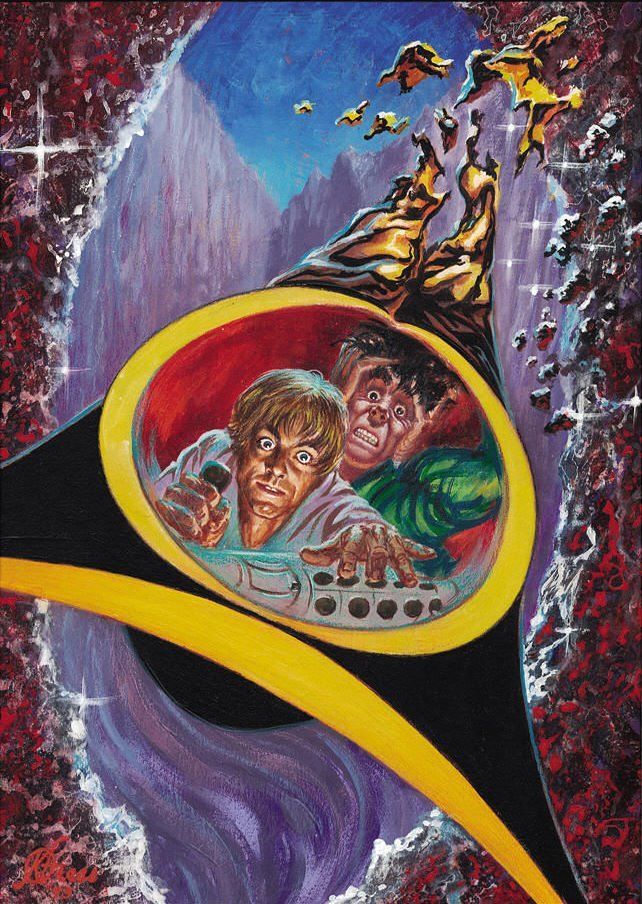 Kelly Freas's visual Art Kelly Freas, Star Wars Galaxy Topps trading card, 1993.