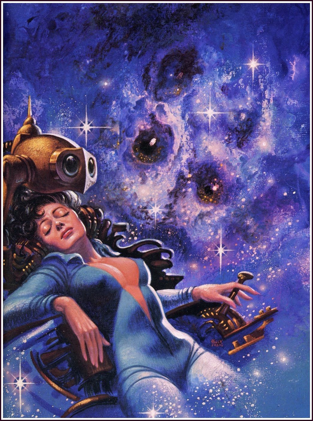 Kelly Freas's visual Art Kelly Freas, Swan Song by Brian M. Stableford 1975.