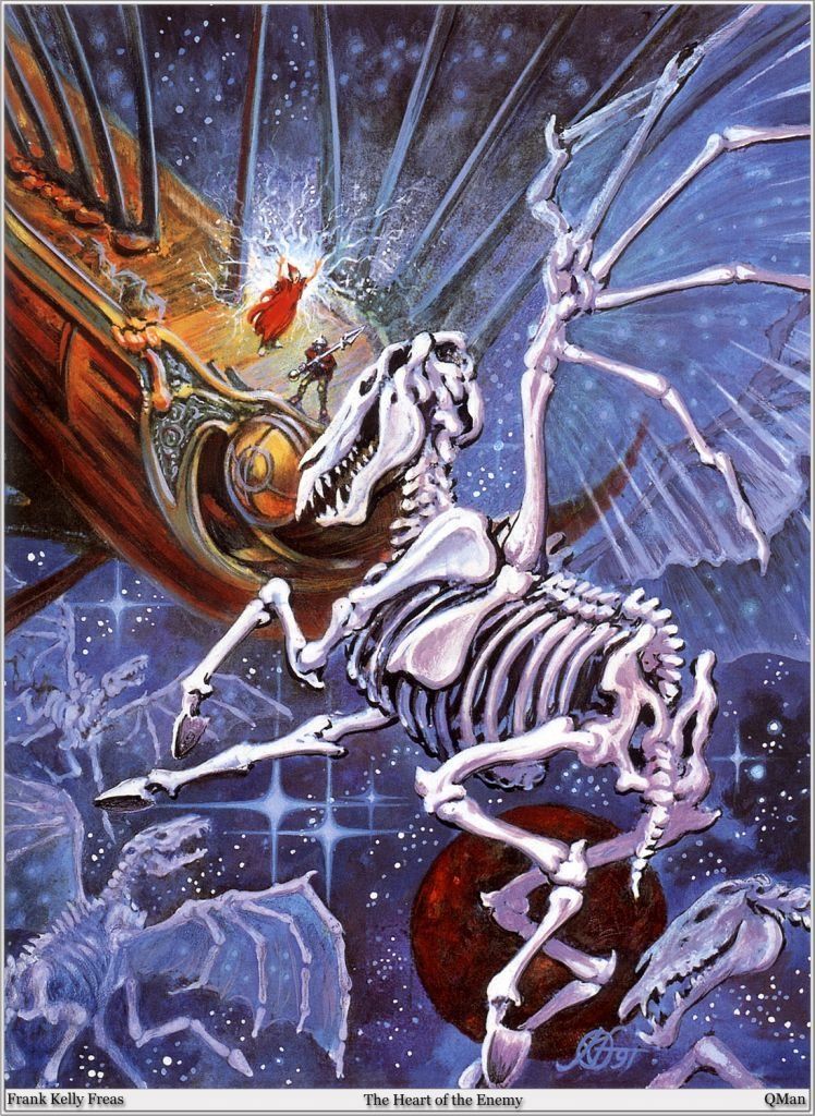 Kelly Freas's visual Art Kelly Freas, The Heart of the Enemy.