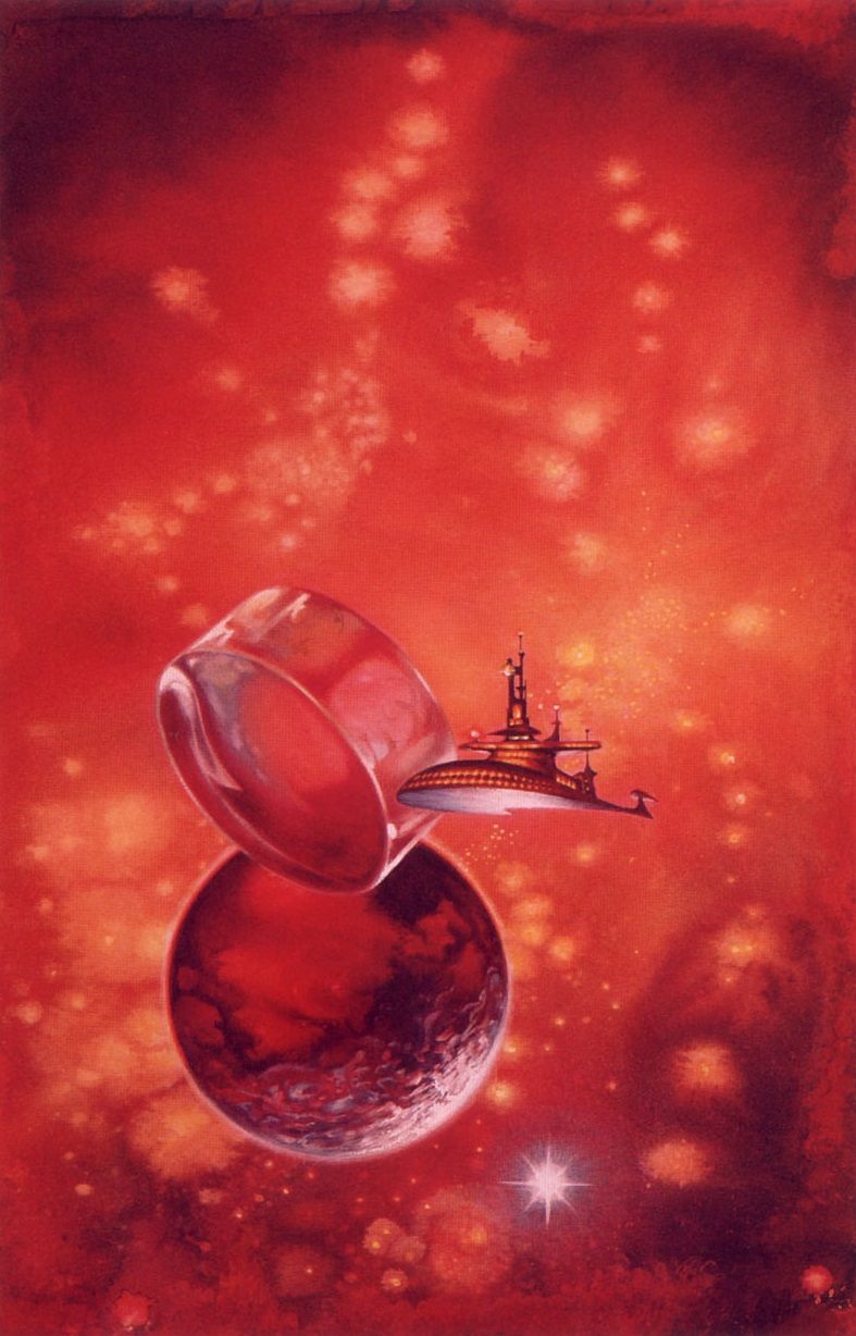 Kelly Freas's visual Art Kelly Freas, The Star Virus by Barrington J. Bayley 1970.