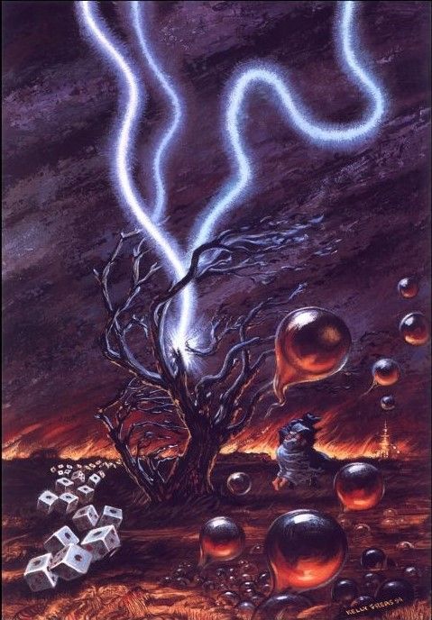 Kelly Freas's visual Art Kelly Freas, unknown source, 1994.