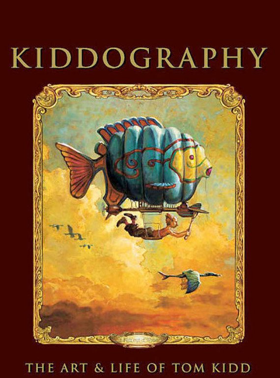 Thomas Kidd's Visionary Art Kidd Art Book all color 128 pg by TomKiddArtCellar on Etsy
