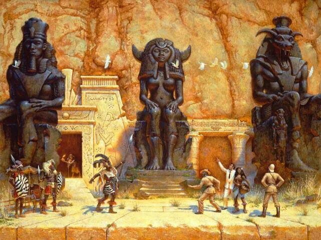 Don Maitz's visual Art King Solomon temple