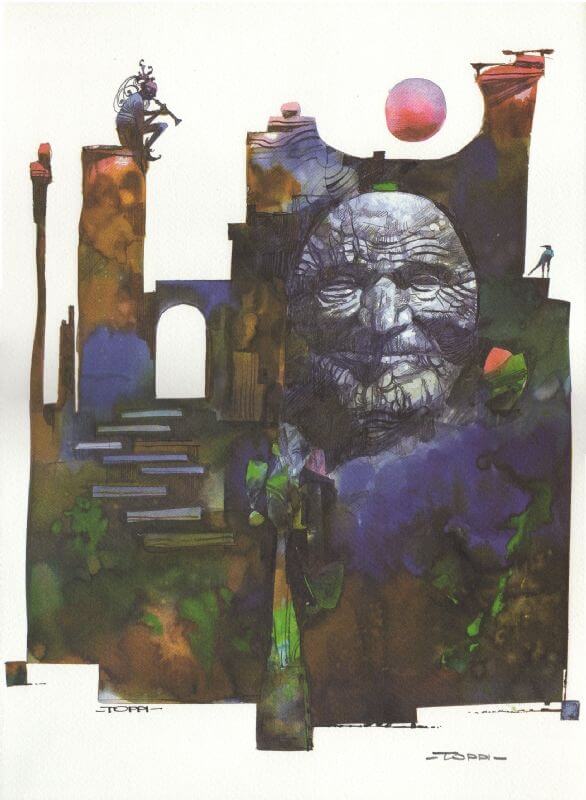 Sergio Toppi's visual Art Leggende - Gradini Comic Art