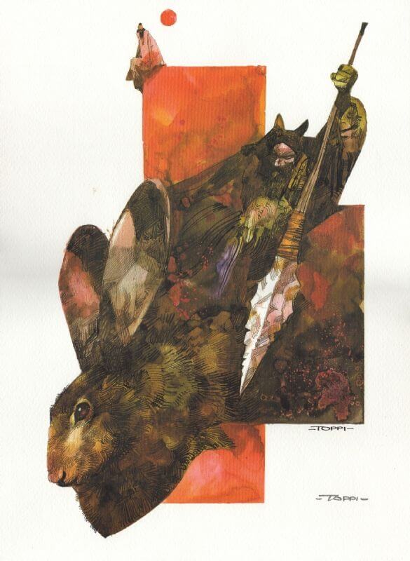 Sergio Toppi's visual Art Leggende - La Pausa Comic Art