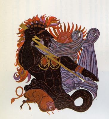 Leo and Diane Dillon's visual Art ..Leo and Diane Dillon.Zeus